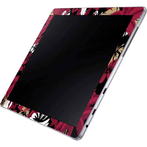 NFL San Francisco 49ers Tropical Print Galaxy Book 12in Skin